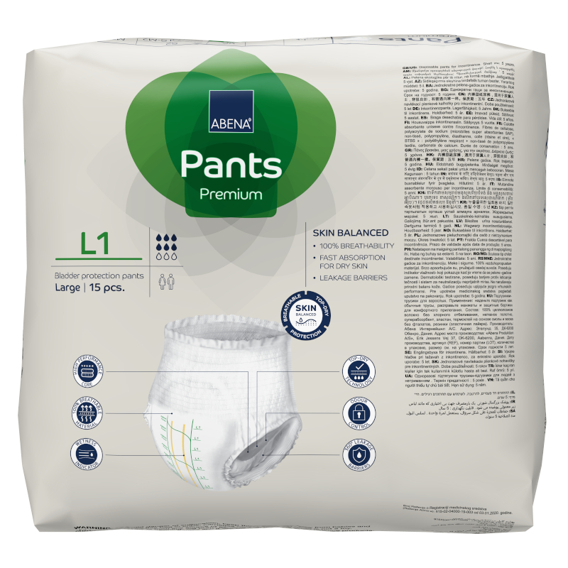 Abena Pants Premium L1 - (6 x 15 Stück)